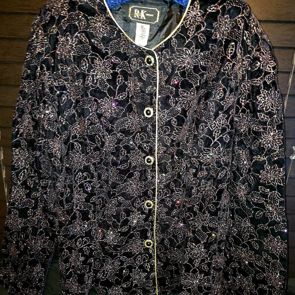 VINTAGE R & K Velvet Blazer